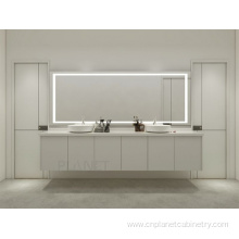 Euro Style High End Black White Bathroom Vanity